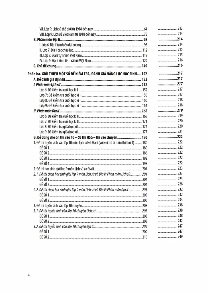 KIỂM TRA, ĐÁNH GIÁ NĂNG LỰC HỌC SINH MÔN LỊCH SỬ VÀ ĐỊA LÍ (Biên soạn theo Chương trình GDPT 2018)